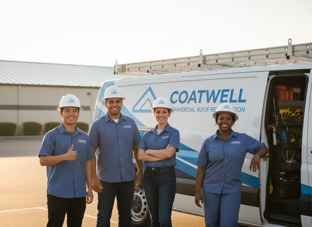 Commercial roof coating company in Larslan, MT